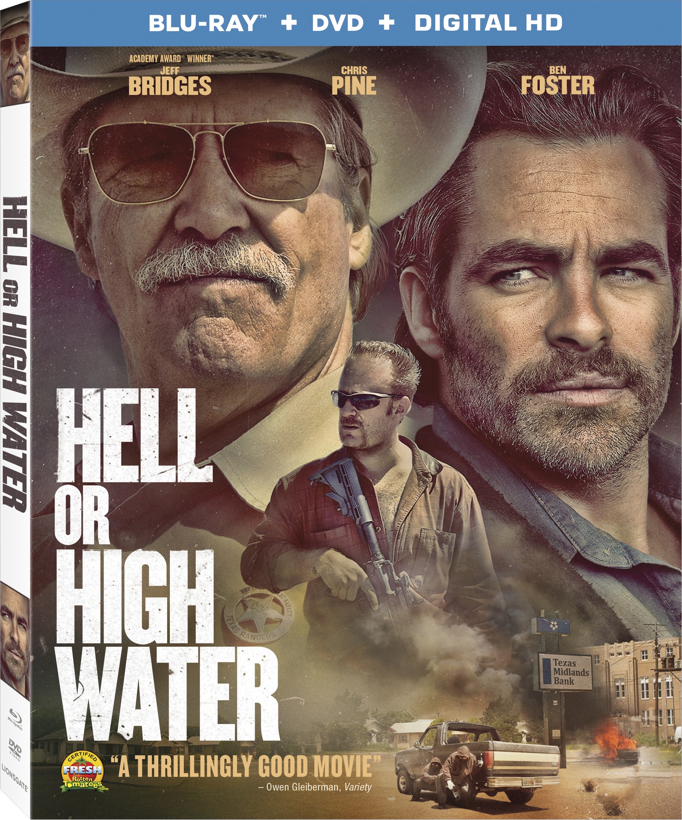 HELL OR HIGH WATER -BLU RAY+ DVD -